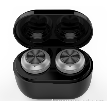 TWS Bluetooth Wireless HiFi Earbuds Écouteurs Heavy Bass